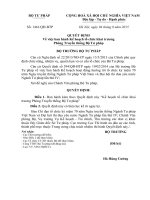 QD ban hanh KH Phong Truyen thong