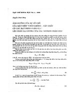 DSpace at VNU: Ảnh hưởng của sự gồ ghề của mặt biên 