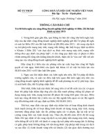 Thong cao bao chi ve Dieu 292 Bo luat Hinh su nam 2015