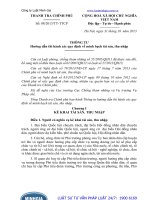 Thông tư 08 2013 TT-TTCP hướng dẫn thi hành các quy định về minh bạch tài sản, thu nhập