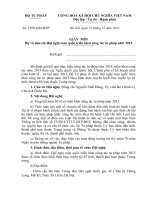 Công văn và giấy mời về việc tổ chức Hội nghị toàn quốc triển khai công tác tư pháp năm 2015 Giay moi bao chi