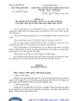 Thông tư 24 2013 TT-BCT quy định về danh mục, quản lý, sử dụng hồ sơ, tài liệu liên quan đến nhà máy điện hạt nhân