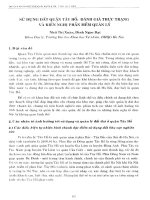 DSpace at VNU: Sử dụng đất quận Tây Hồ: Đánh giá thực trạng và kiến nghị phần mềm quản lý