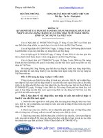 Thông tư 15 2011 TT-BCT quy định thủ tục đăng ký danh mục hàng nhập khẩu, hàng thanh lý của nhà thầu nước ngoài trong lĩnh vực xây dựng tại Việt Nam