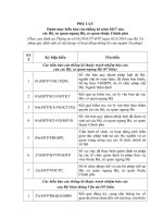 1.1. Phu luc bieu mau tong ket 2017 Bo nganh