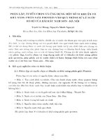 DSpace at VNU: Phân lập, tuyển chọn và ứng dụng một số vi khuẩn có khả năng phân giải protein vào quá trình xử lý nước rò rỉ của bãi rác Nam Sơn - Hà Nội