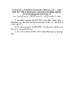 1. Du kien cac noi dung trao doi