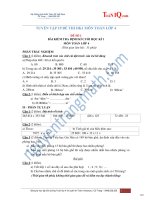 TUYỂN tập 19 đề THI học kì 1 môn TOÁN lớp 4 