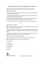 Giai bai tap mon vat ly lop 12 bai 32 hien tuong quang phat quang