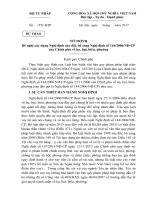 Đề nghị góp ý Hồ sơ đề nghị xây dựng Nghị định sửa đổi, bổ sung Nghị định số 144 2006 NĐ-CP tờ trình
