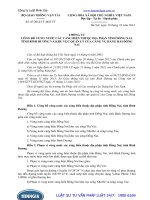 Thông tư số: 47 2014 TT-BGTVT về vùng nước các cảng biển thuộc Đồng Nai, Bình Dương và khu vực quản lý của Cảng vụ Hàng hải Đồng Nai năm 2014.