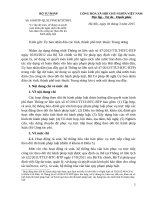 Hướng dẫn việc lập dự toán, sử dụng và quyết toán kinh phí NSNN bảo đảm cho công tác theo dõi THPL Cong van so 616