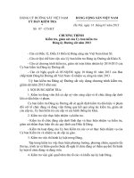 Chương trình Kiểm tra, giám sát của Ủy ban kiểm tra Đảng ủy Đường sắt năm 2013