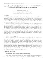 DSpace at VNU: Đặc điểm phân bố một số yếu tố hóa học và môi trường nước vùng biển Quảng Ninh trong mùa hè