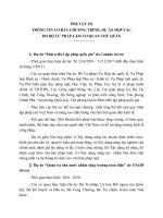 Đánh giá tình hình thực hiện và đề xuất nhu cầu hợp tác quốc tế về pháp luật năm 2017 (Bộ, Ngành) Phu luc III