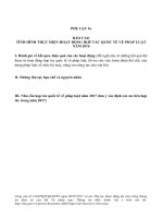 Đề xuất nhu cầu hợp tác quốc tế về pháp luật năm 2017 (các đơn vị thuộc Bộ) Phu luc Ia bao cao