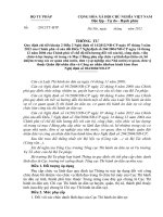 Góp ý Dự thảo Thông tư Quy định  khoản 2 Điều 2 Nghị định số 14 2012 NĐ-CP ngày 07 tháng 3 năm 2012 của Chính phủ 28092012 Du thao TT