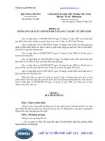 Thông tư 28 2011 TT-BCT Hướng dẫn quản lý kinh doanh xăng dầu tại khu vực biên giới