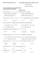 Đề thi Học kì 1 Toán 12 THPT Hồng Ngự 3 – Đồng Tháp 20172018