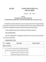 Bao cao tiep thu giai trinh y kien Bo nganh
