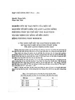 DSpace at VNU: Nghiên cứu sự tạo phức của một số nguyên tố đất hiếm với Axit Lactic bằng phườn pháp đo phổ hấp phụ Electron và xác định các hằng số bền phức bằng phương pháp Bierrum