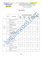 Đề thi thử THPT 2018 môn Toán Trường THPT chuyên Vĩnh Phúc Lần 2 File word Có ma trận Có lời giải chi tiết