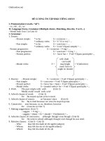 de cuong on tap hkii tieng anh lop 9 94979