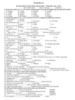 de thi thu tuyen sinh lop 10 thpt mon tieng anh 11074