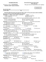 de thi thu dh lan 2 mon tieng anh 27554