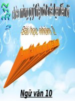 Tuần 28. Phong cách ngôn ngữ nghệ thuật