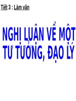 Tuần 1. Nghị luận về một tư tưởng, đạo lí