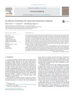 DSpace at VNU: An effective framework for supervised dimension reduction