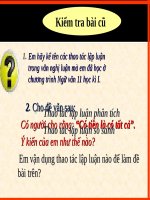 Tuần 21. Thao tác lập luận bác bỏ