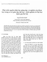 DSpace at VNU: Phát triển nguồn nhân lực giảng dạy và nghiên cứu khoa học trong cơ sở giáo dục đại học - kinh nghiệm từ Đại học Quốc gia Hà Nội