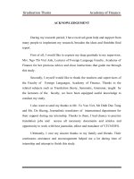 the study on application of literal translation and free translation in translating english – vietnamese documents at international at vtcnews  