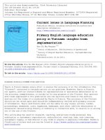 DSpace at VNU: Primary English language education policy in Vietnam: Insights from implementation