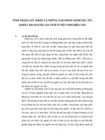 Tình trạng sức khỏe và các giải pháp chăm sóc sức khỏe người cao tuổi ở việt nam hiện nay