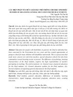 Nguyễn Thị Thu Hà - Các biện pháp tổ chức giáo dục PT HS điếc