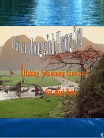 Tuần 5. Đọc thêm: Bài ca phong cảnh Hương Sơn (Hương Sơn phong cảnh ca)