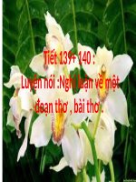 Bài 27. Luyện nói: Nghị luận về một đoạn thơ, bài thơ
