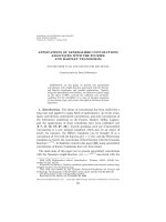 DSpace at VNU: Applications of generalized convolutions associated with the fourier and hartley transforms