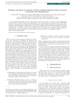 DSpace at VNU: Synthesis and study on catalytic activity of spinel metallic oxides in styrene preparation from ethylbenzene