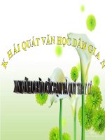 Tuần 2. Khái quát văn học dân gian Việt Nam