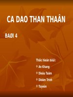 Tuần 9. Ca dao than thân