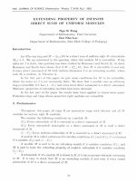 DSpace at VNU: Extending froperty of infinite direct sums of uniform modules