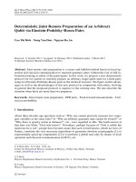 DSpace at VNU: Deterministic Joint Remote Preparation of an Arbitrary Qubit via Einstein-Podolsky-Rosen Pairs