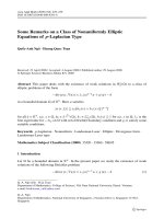 DSpace at VNU: Some Remarks on a Class of Nonuniformly Elliptic Equations of p-Laplacian Type