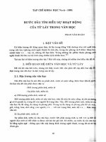 DSpace at VNU: Bước đầu tìm hiểu sự hoạt động của từ láy trong văn học