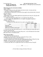 de thi thu dh mon dia ly 30401