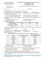 De thi thu mon Dia Ly truong THPT Yen Lac   Vinh Phuc lan 1   2018